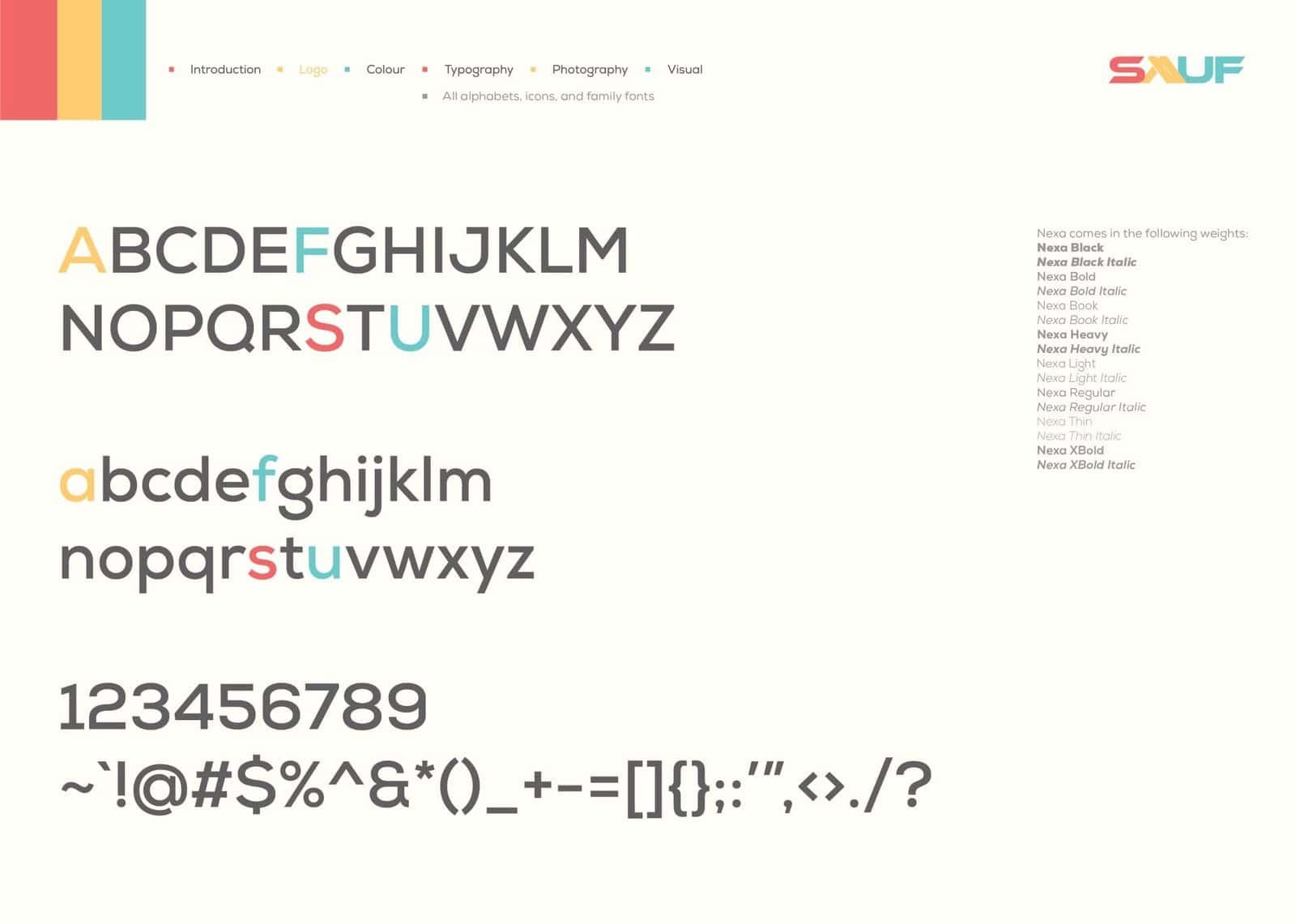 SAUF Design Guidelines